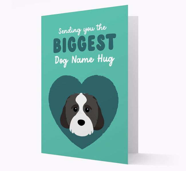 Biggest Hug: Personalised {breedFullName} Card